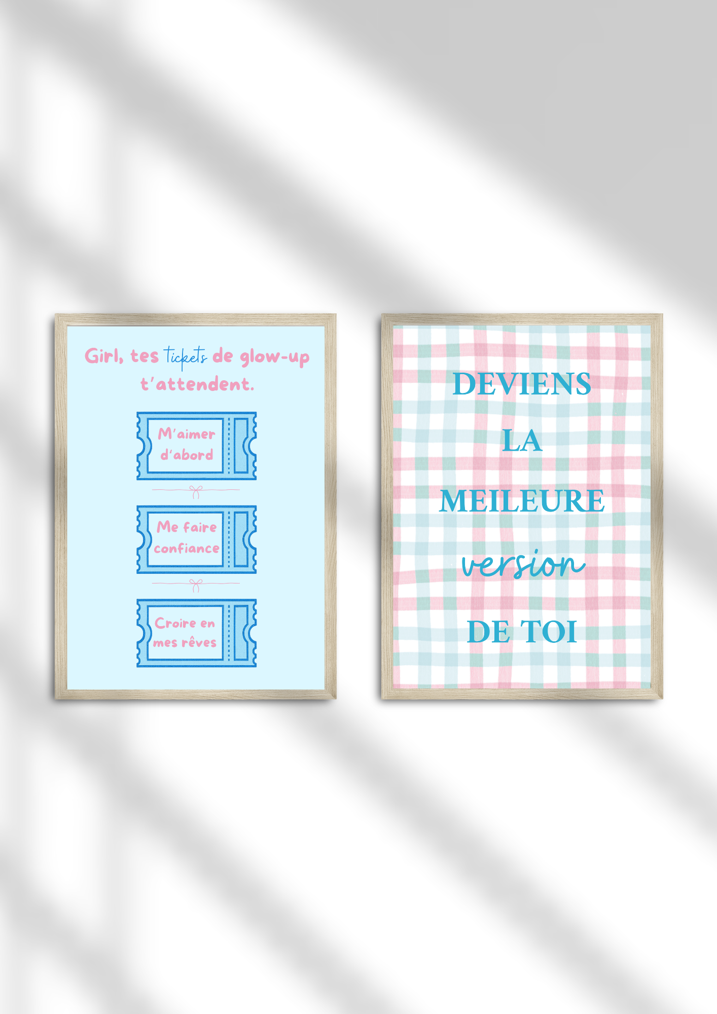 Duo glow-up bleu
