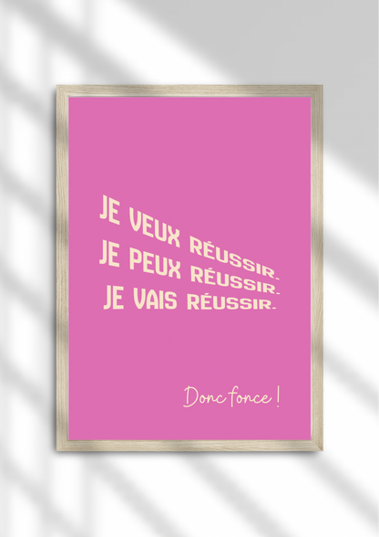 Je vais réussir