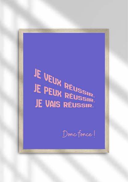 Je vais réussir