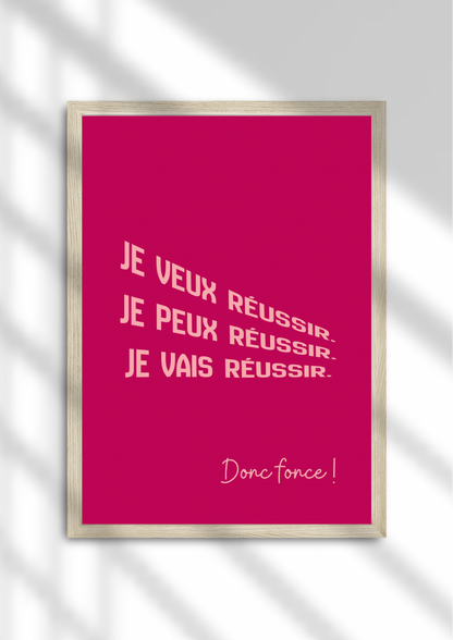 Je vais réussir