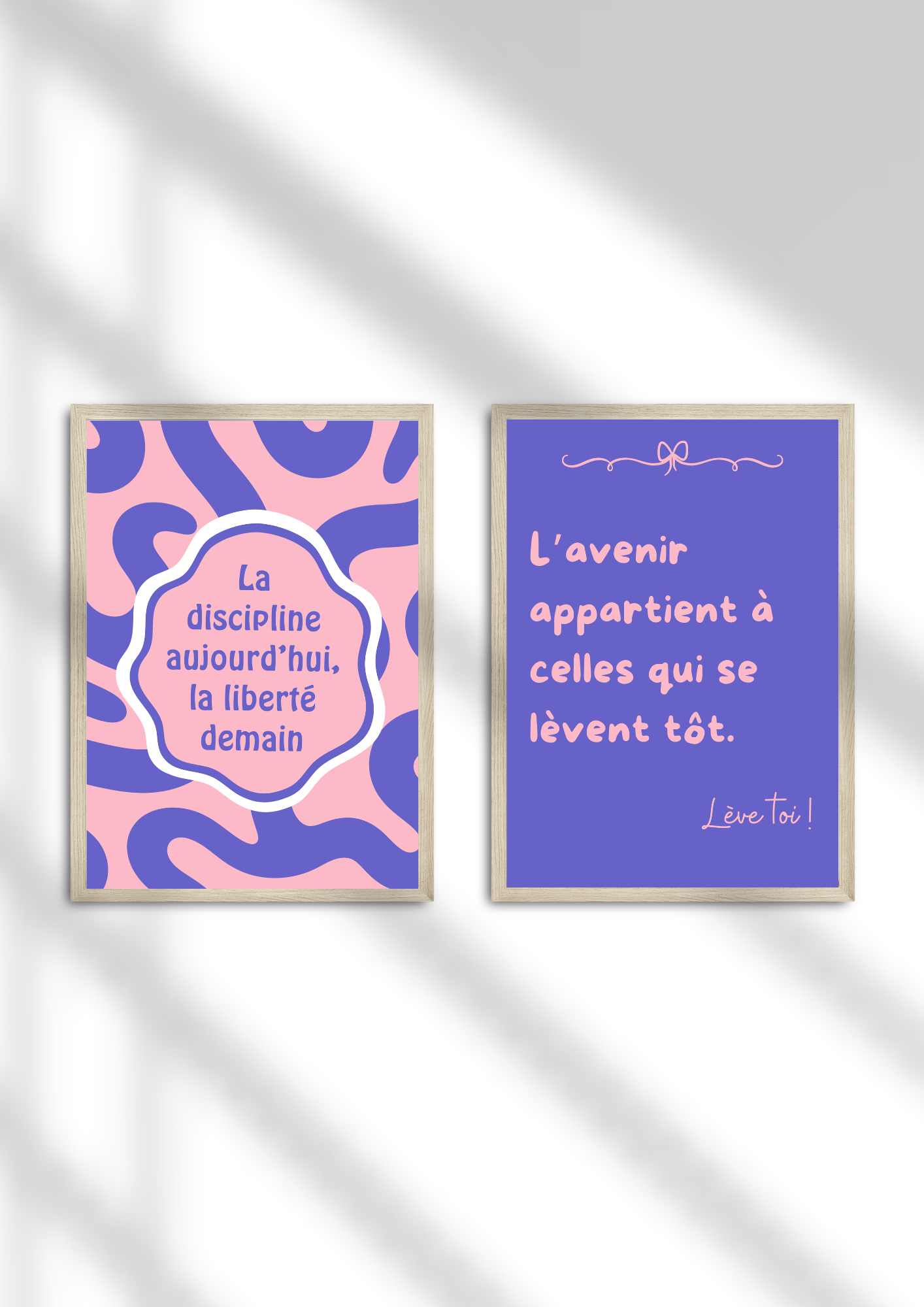 Duo discipline rose/violet