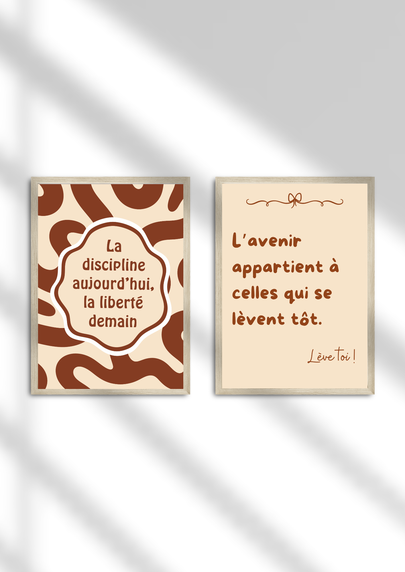 Duo discipline marron/beige