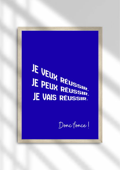 Je vais réussir